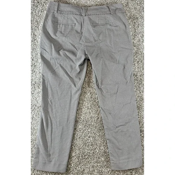 White House Black Market Womens Dress Pants Slim Ankle Geometric *MINT* Size 12 - Picture 6 of 7